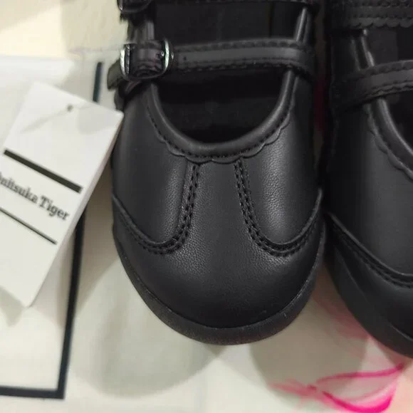 Onitsuka Tiger Black Retro Mary Jane Casual Shoes - Picture 2 of 8